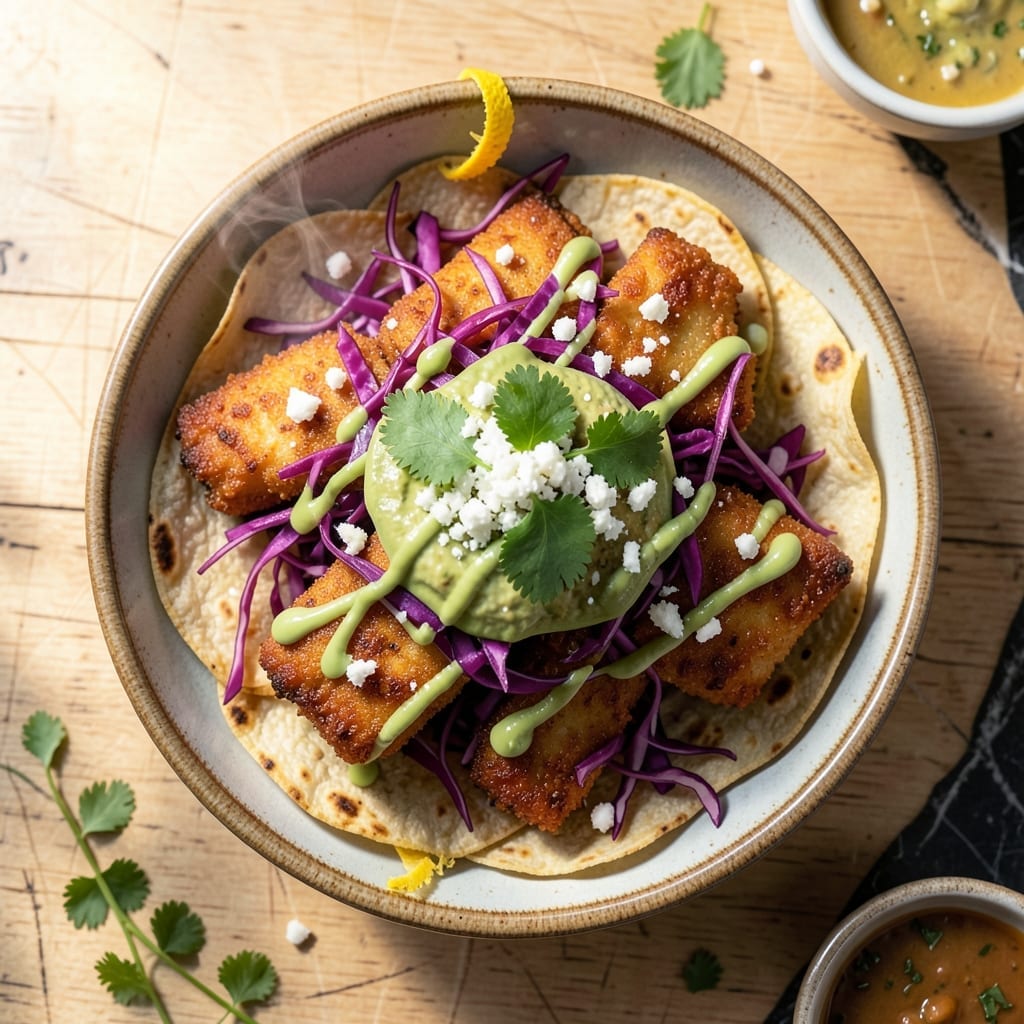 Fried Fish Taco Recipe Tilapia: Beer-Battered Crunch With Lime Crema Fried Fish Taco Recipe Tilapia: Beer-Battered Crunch With Lime Crema