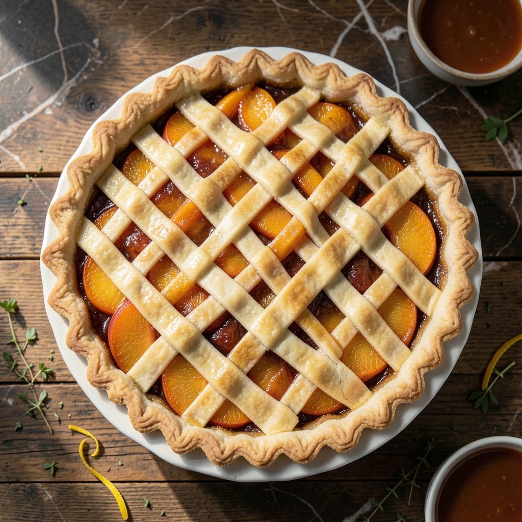 Peach Pie Recipe With Canned Peaches: Flaky Crust and Syrupy Sweetness