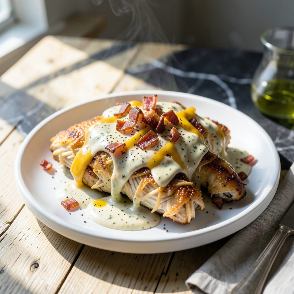 Keto Crack Chicken Recipe With Ranch Packet: Creamy Bacon Cheese Explosion