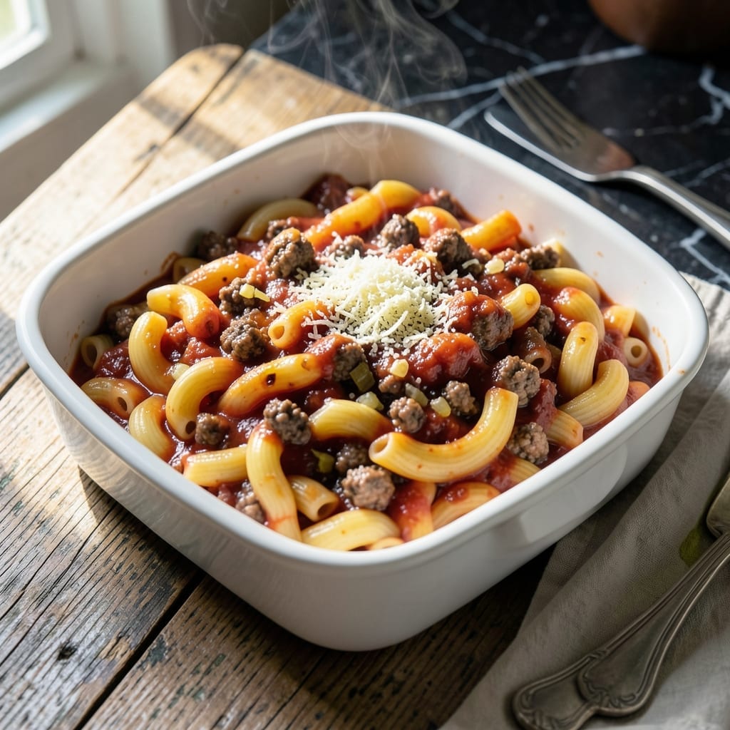 Macaroni and Beef Recipe Like Stouffer's: Nostalgic Baked Comfort with Ground Beef