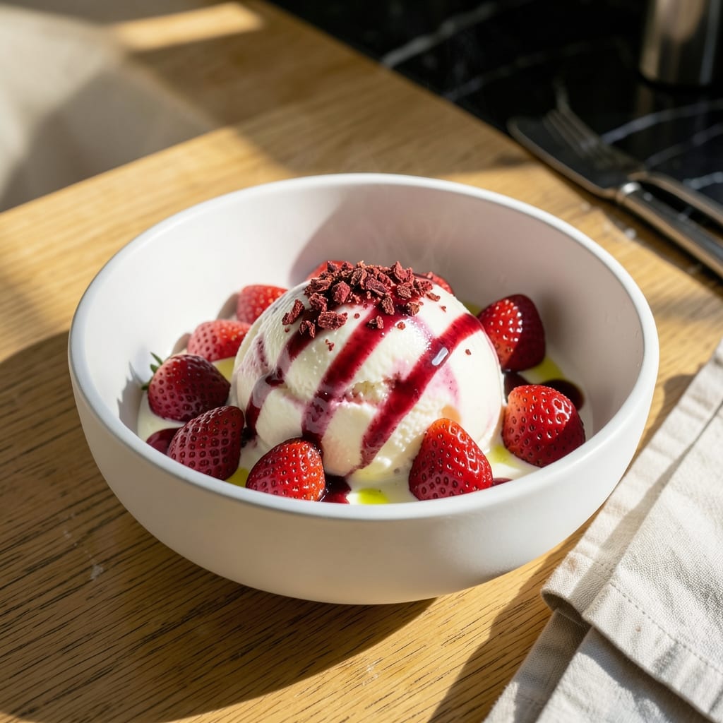 Ice Cream Recipe With Low Fat Milk: Light and Airy Churned Delight