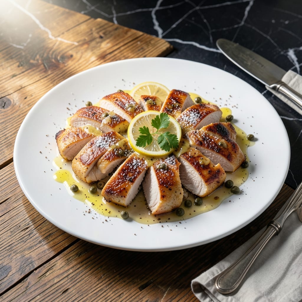 Recipe for Chicken Piccata With Lemon and Capers: Bright Citrus Zing in 30 Minutes