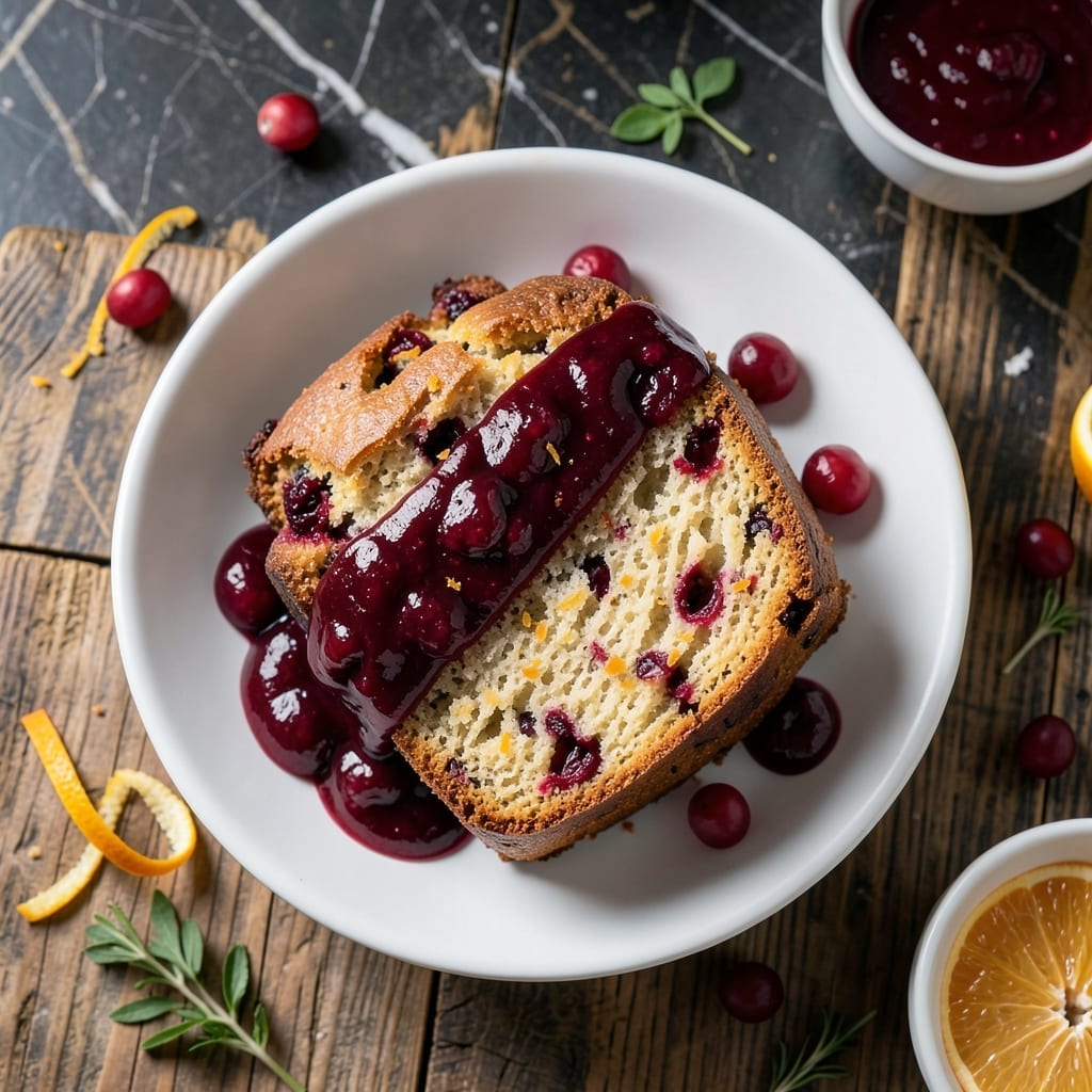 Cranberry Bread Recipe With Cranberry Sauce: Tart Swirls in Every Slice