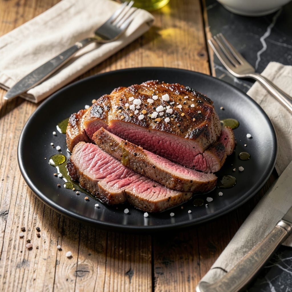 Recipe for Eye of Round Steak in Oven: Fork-Tender Results With Simple Seasoning