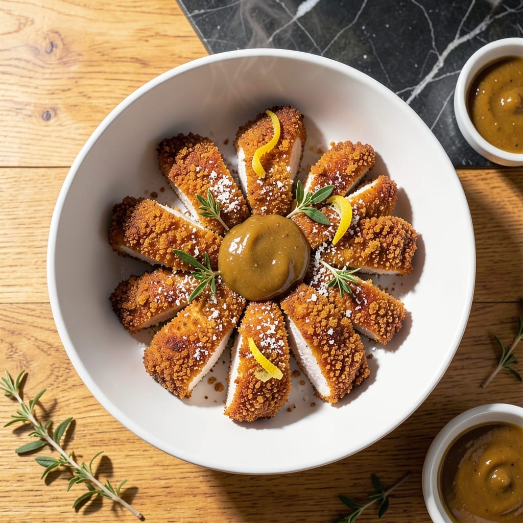 Recipe For Crunchy Baked Chicken: Panko and Parmesan Coating