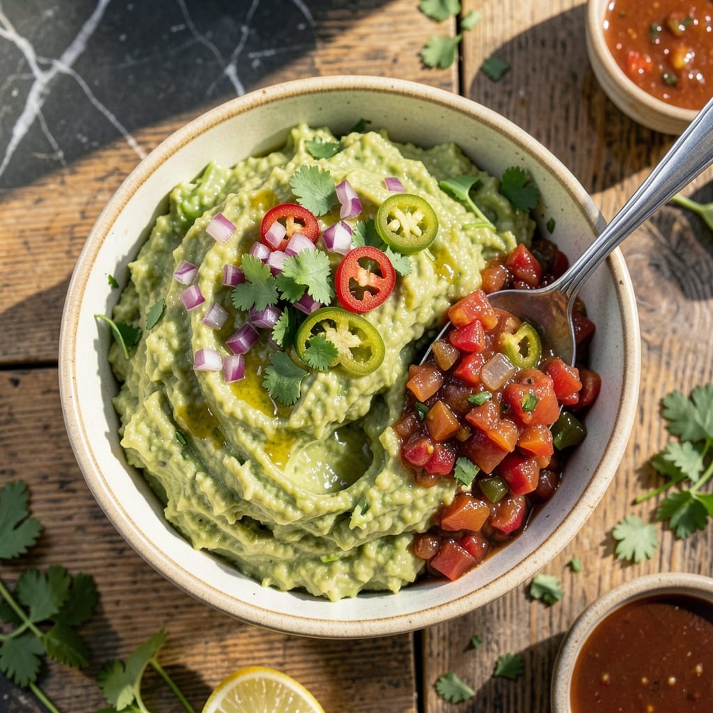 Easy Guacamole Recipe With Salsa: Zesty Blend With Bold Flavor