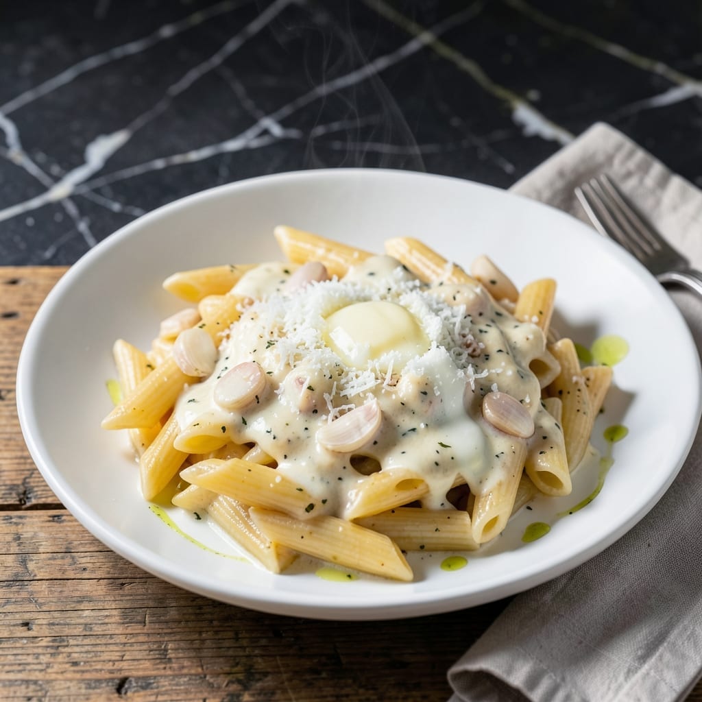 Pasta Recipe Using Boursin Cheese: Garlicky Cream Sauce in 20 Minutes