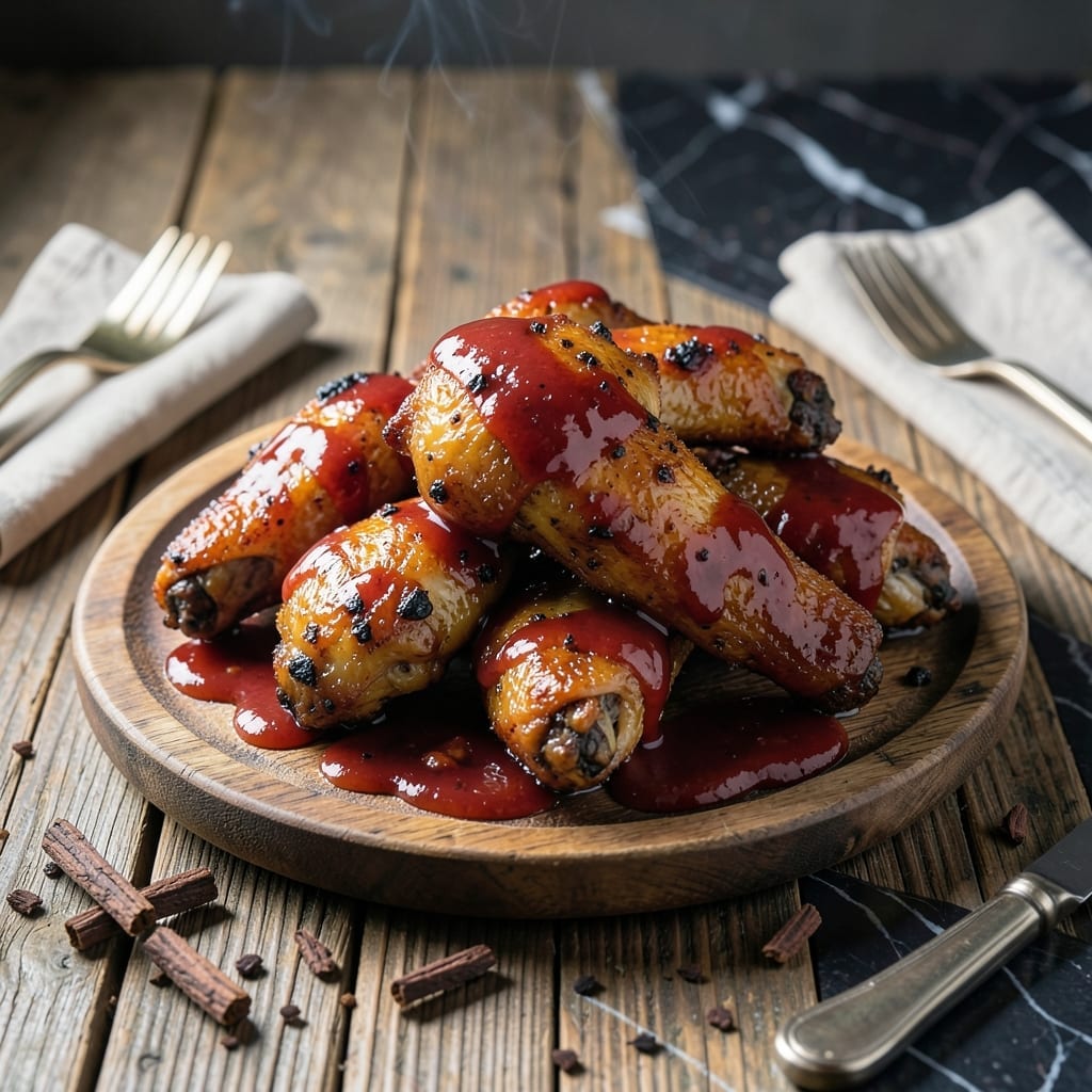 Barbecue Turkey Wings Recipe: Vinegar-Kissed Smoky Depth