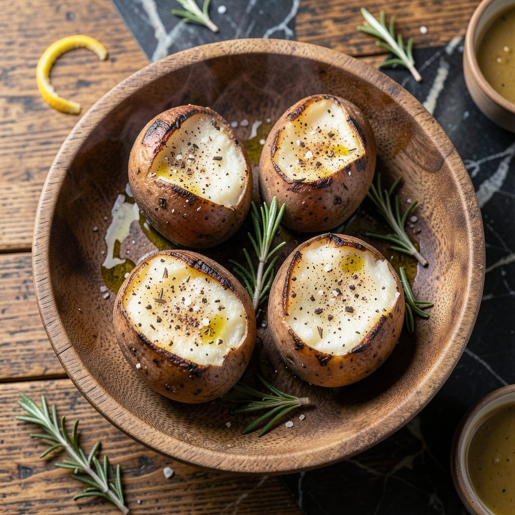 Ninja Foodi Grill Baked Potato Recipe: Crispy Skin and Fluffy Centers