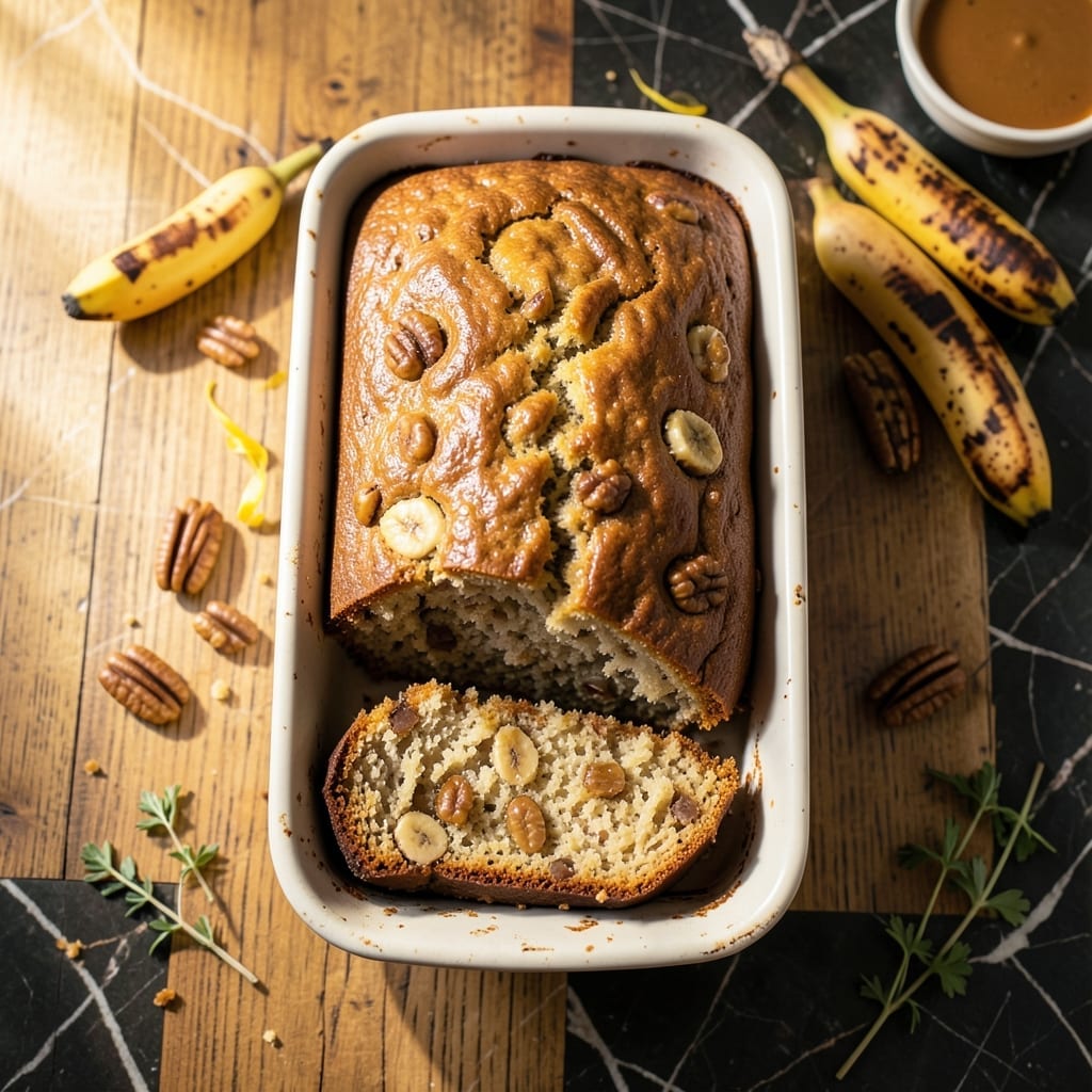 Banana Nut Bread Recipe Moist: Walnut-Studded Loaf With a Tender Crumb