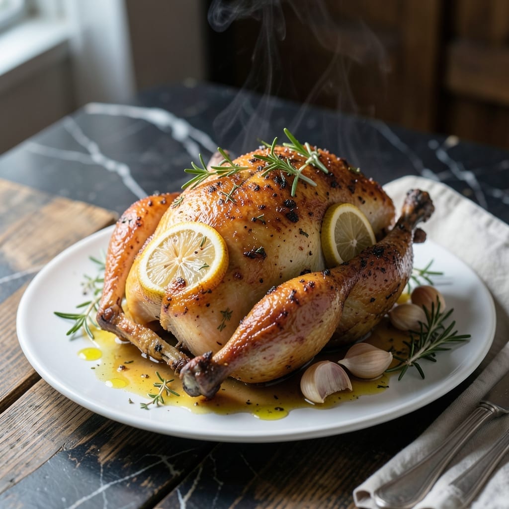 Baked Chicken Recipe: Herb-Infused Crispy Skin and Juicy Meat