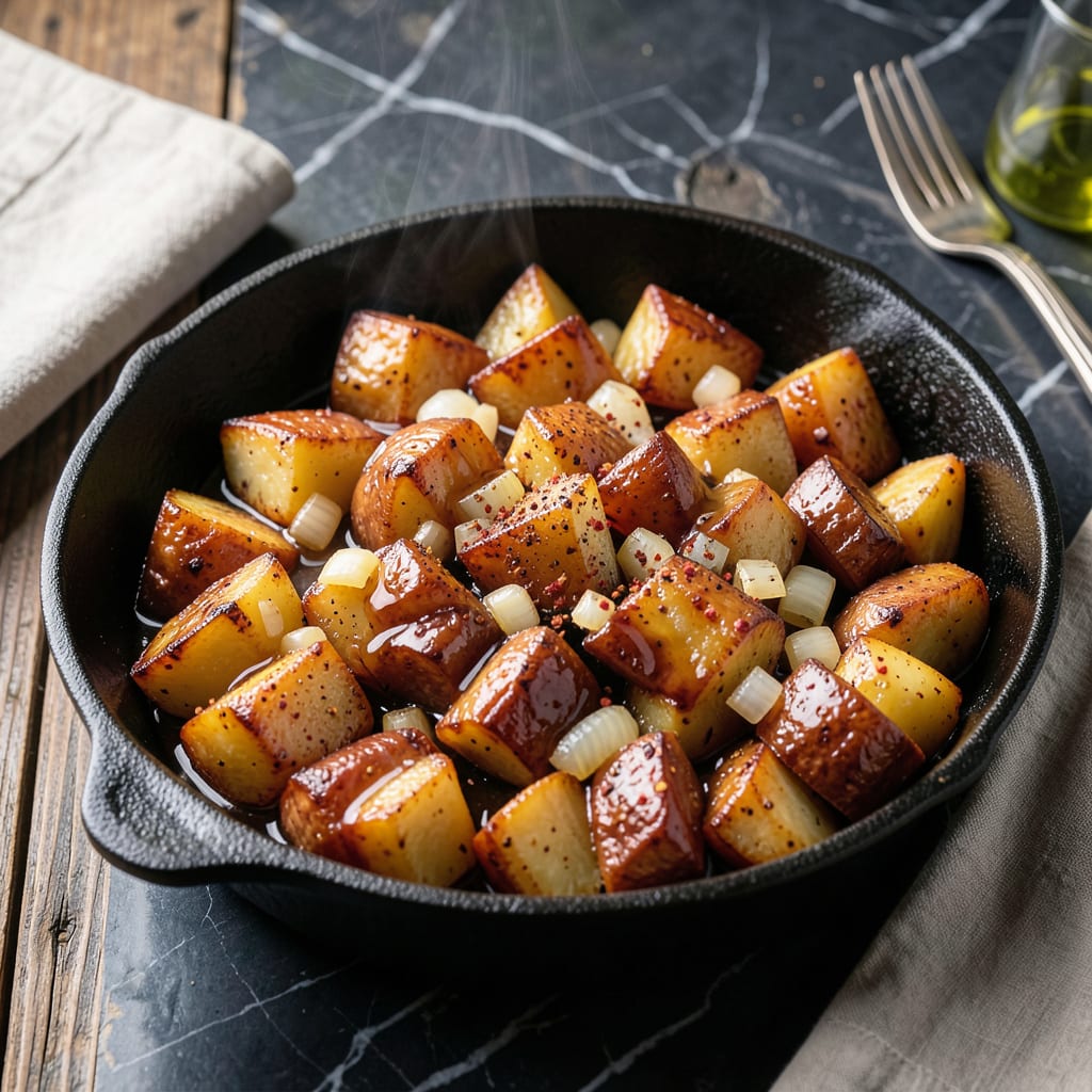 Complete Eastern NC BBQ Potatoes Recipe: Smoky Vinegar Kissed Side Dish overview image