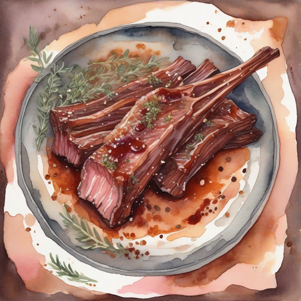 Easy BBQ Ribs Recipe: Fall Off The Bone Tender in Minutes illustration with key details