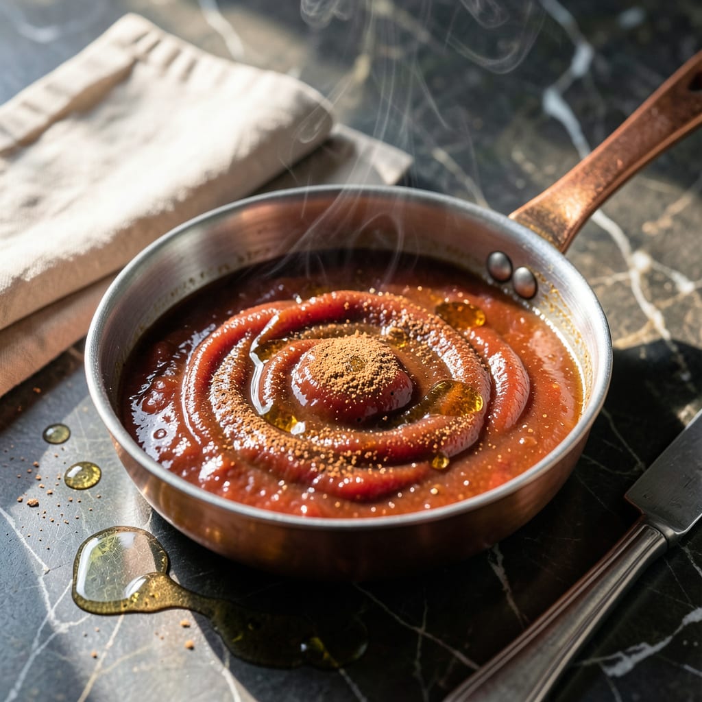 easy bbq sauce recipe example with annotations