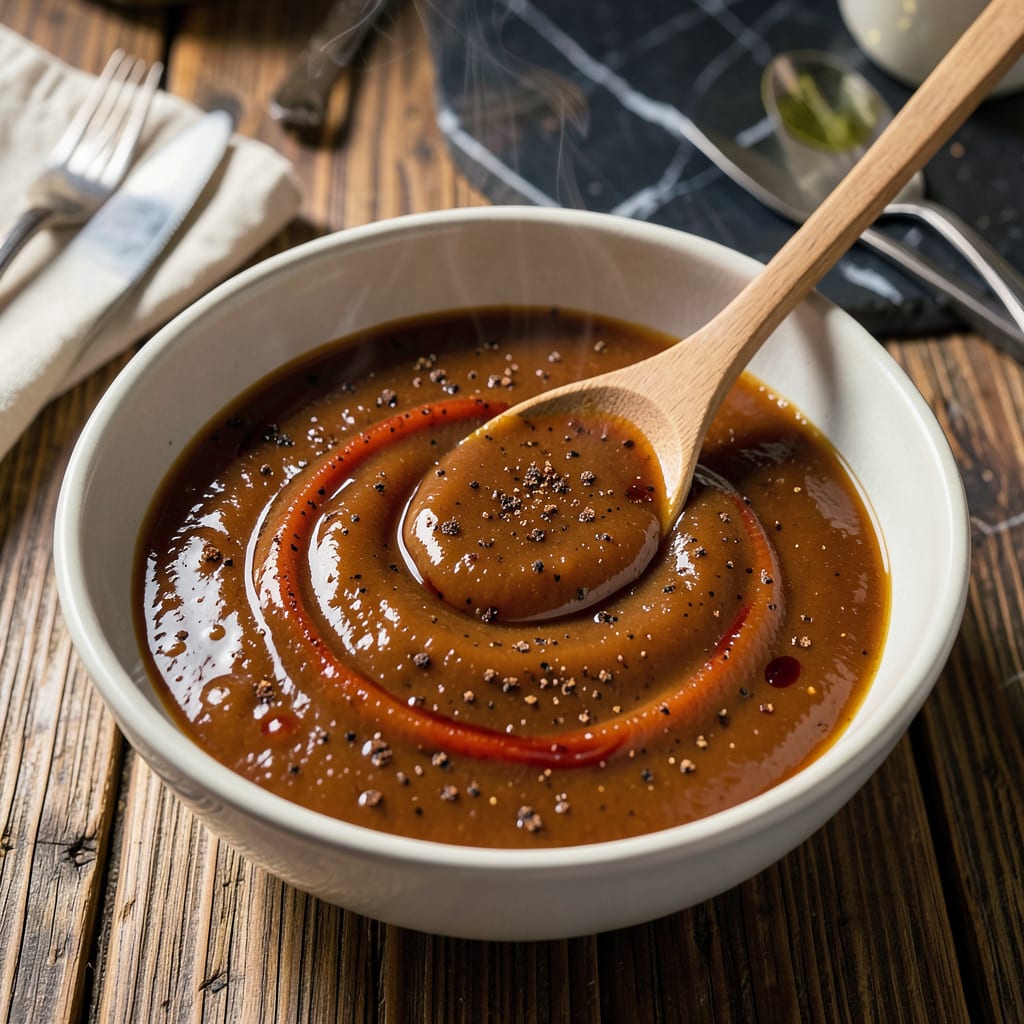 Complete Easy BBQ Sauce Recipe With Ketchup Brown Sugar: Homemade Tangy Sweet Blend overview image