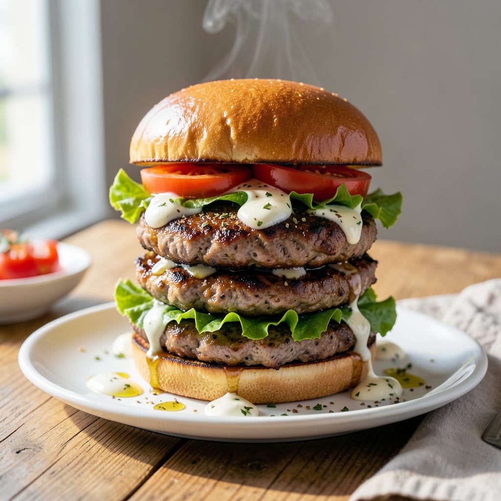 Comprehensive Easy Turkey Burger Recipe Grill: Juicy Patties With Grill Marks visual reference