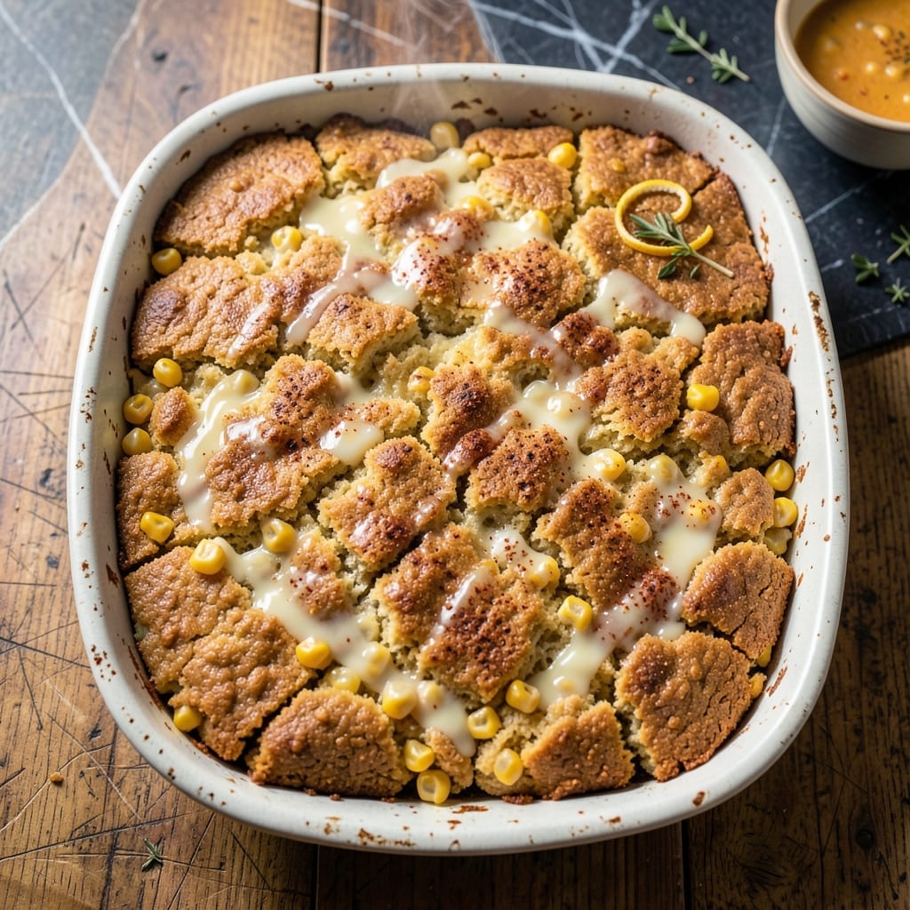 Recipe for Corn Casserole With Jiffy Cornbread: Sweet and Savory Bake