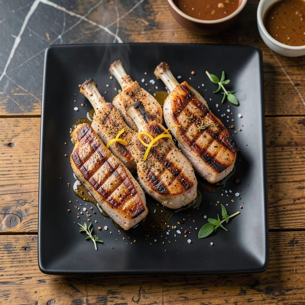 Pork Chops on George Foreman Grill Recipe: Juicy Thickness With Grill Marks