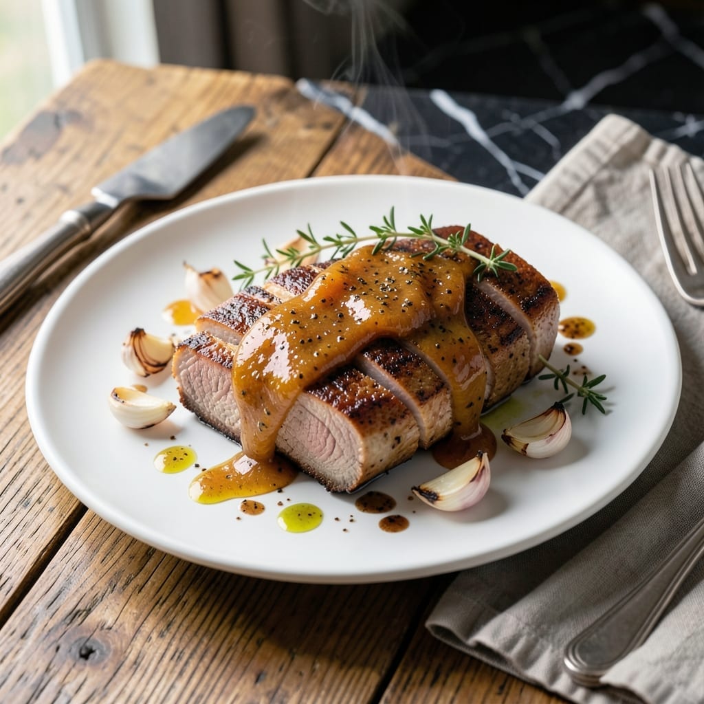 Pork Tenderloin Recipe With Apricot Preserves: Sweet and Savory Glazed Elegance