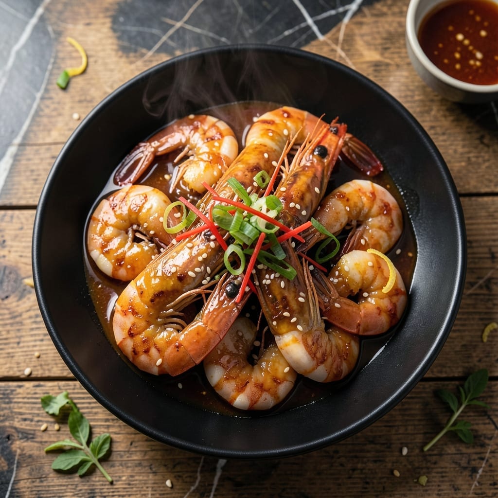 Korean Barbecue Shrimp Recipe: Gochujang-Glazed Spicy Sweetness