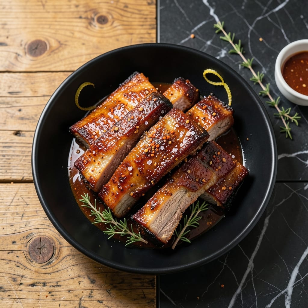 Oven Baked Pork Spareribs Recipe: Smoky Dry-Rubbed Fall-Off-The-Bone Tenderness