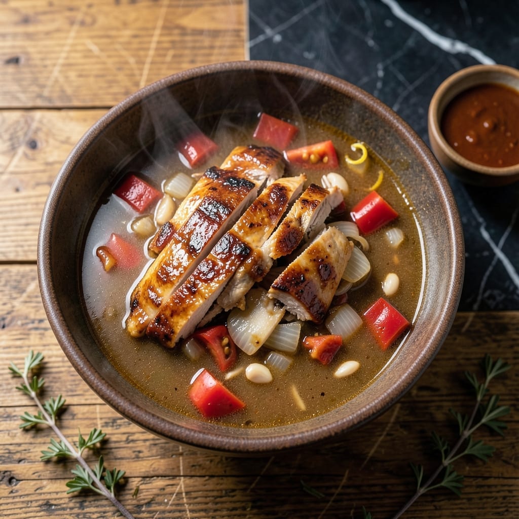 Barbecue Chicken Soup Recipe: Smoky Depth With Shredded Chicken