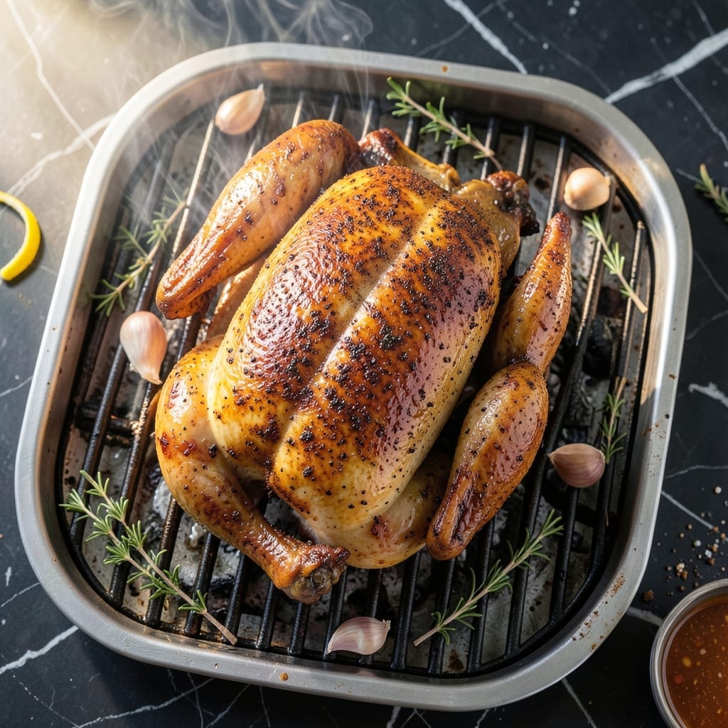 Rotisserie Chicken Recipe on Grill: Spice-Rubbed and Self-Basting