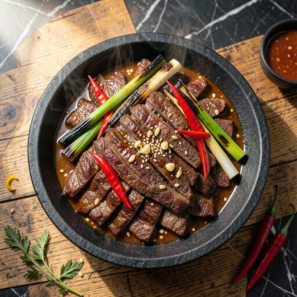 Korean Beef Barbecue Recipe: Sweet and Savory Charred Goodness