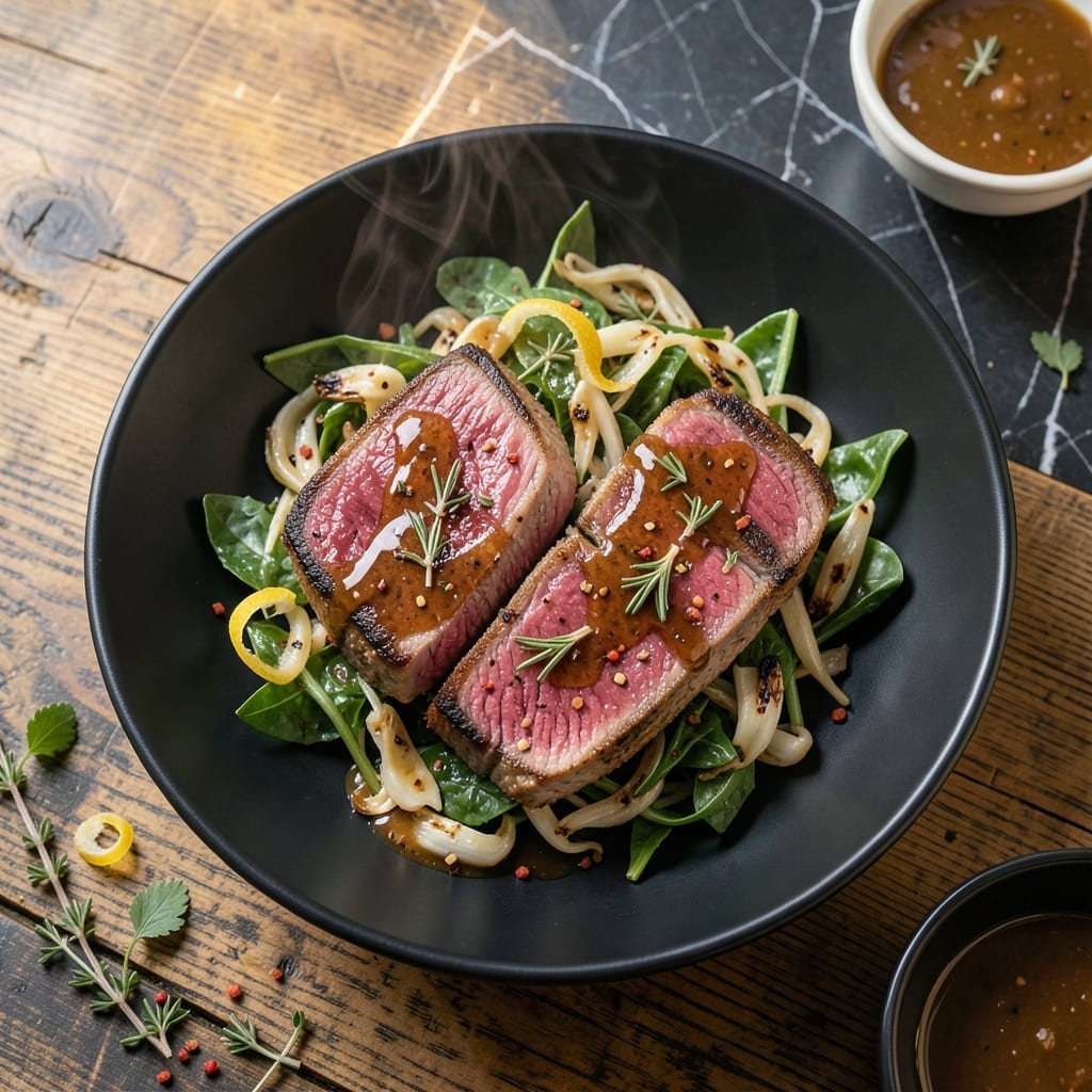 Recipe For Tuna Steaks In Oven: Flaky Centers With Garlic-Herb Crust