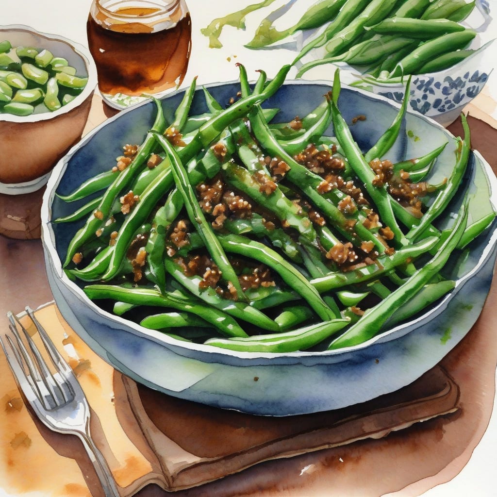 green bean soy sauce brown sugar recipe