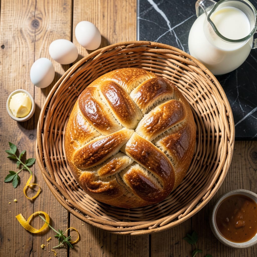 Recipe for Tsoureki Bread: Sweet Braided Easter Traditions