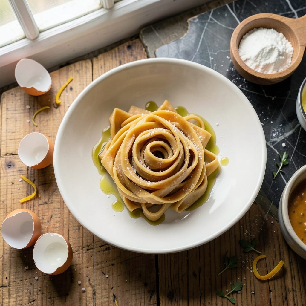 Homemade Pasta Recipe by Hand: Silky Ribbons Without a Machine
