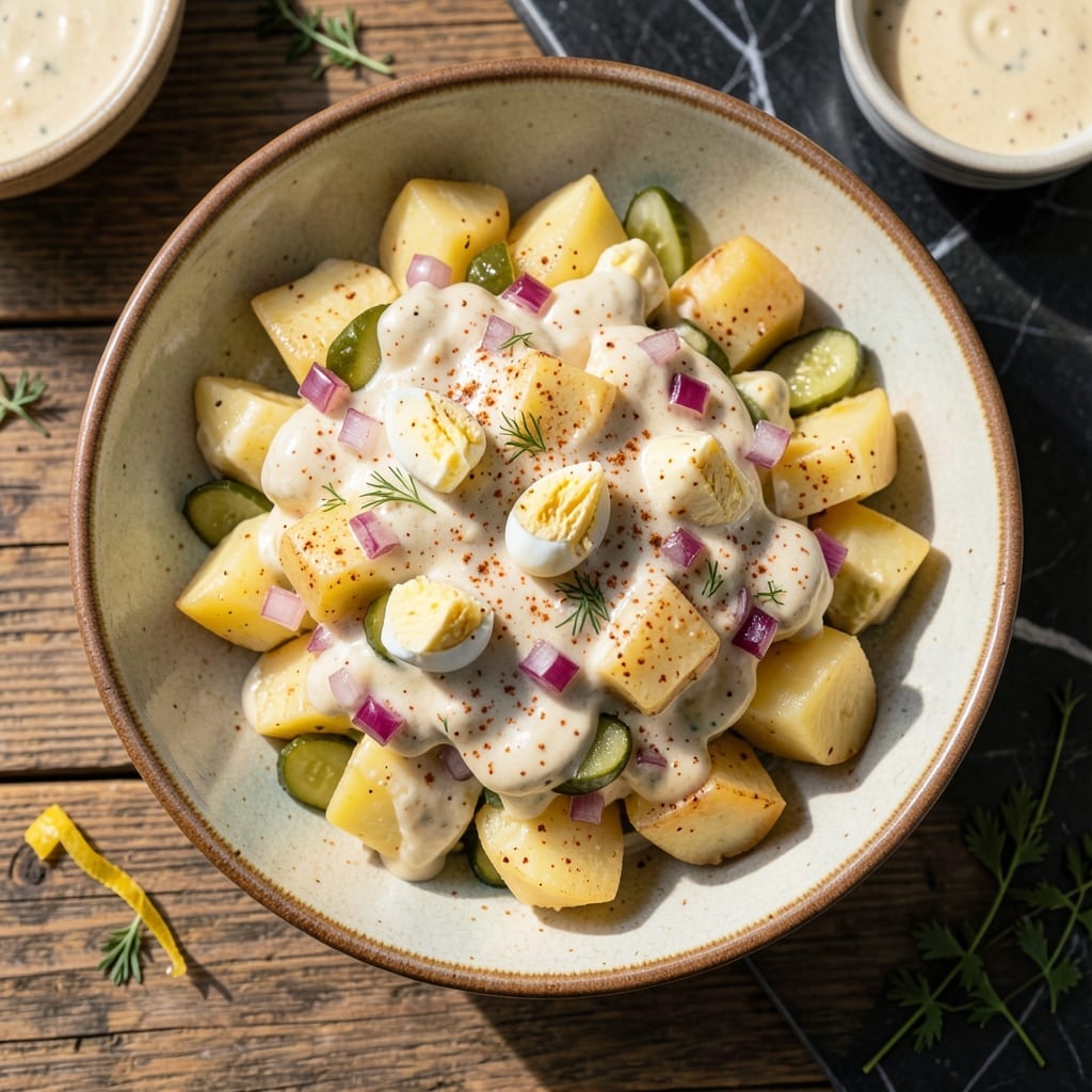 Potato Salad Recipe No Celery: Creamy Tang With Mustard Zing