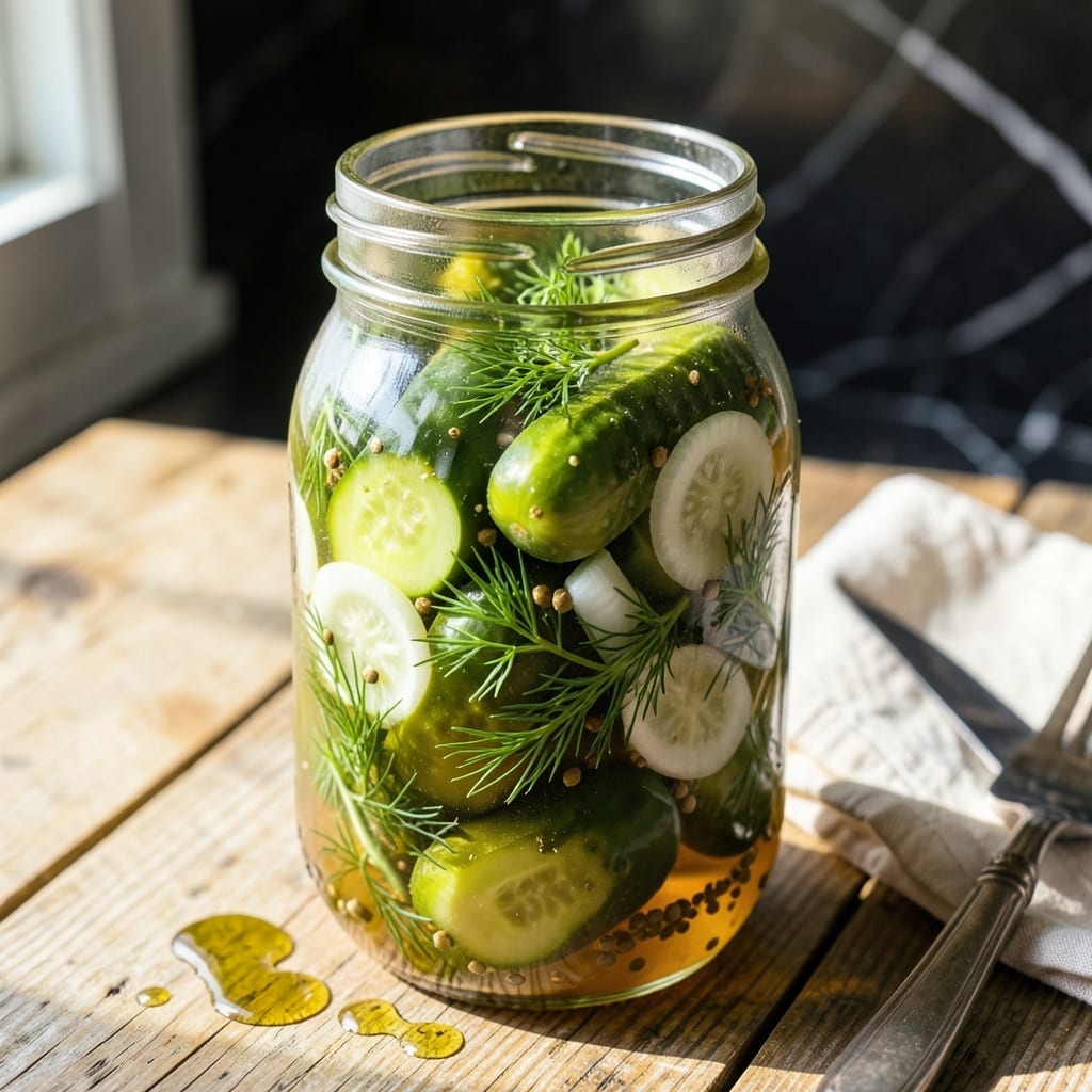 Amish Sweet Dill Pickle Recipe: Crunchy Tang with Garden-Fresh Flavor