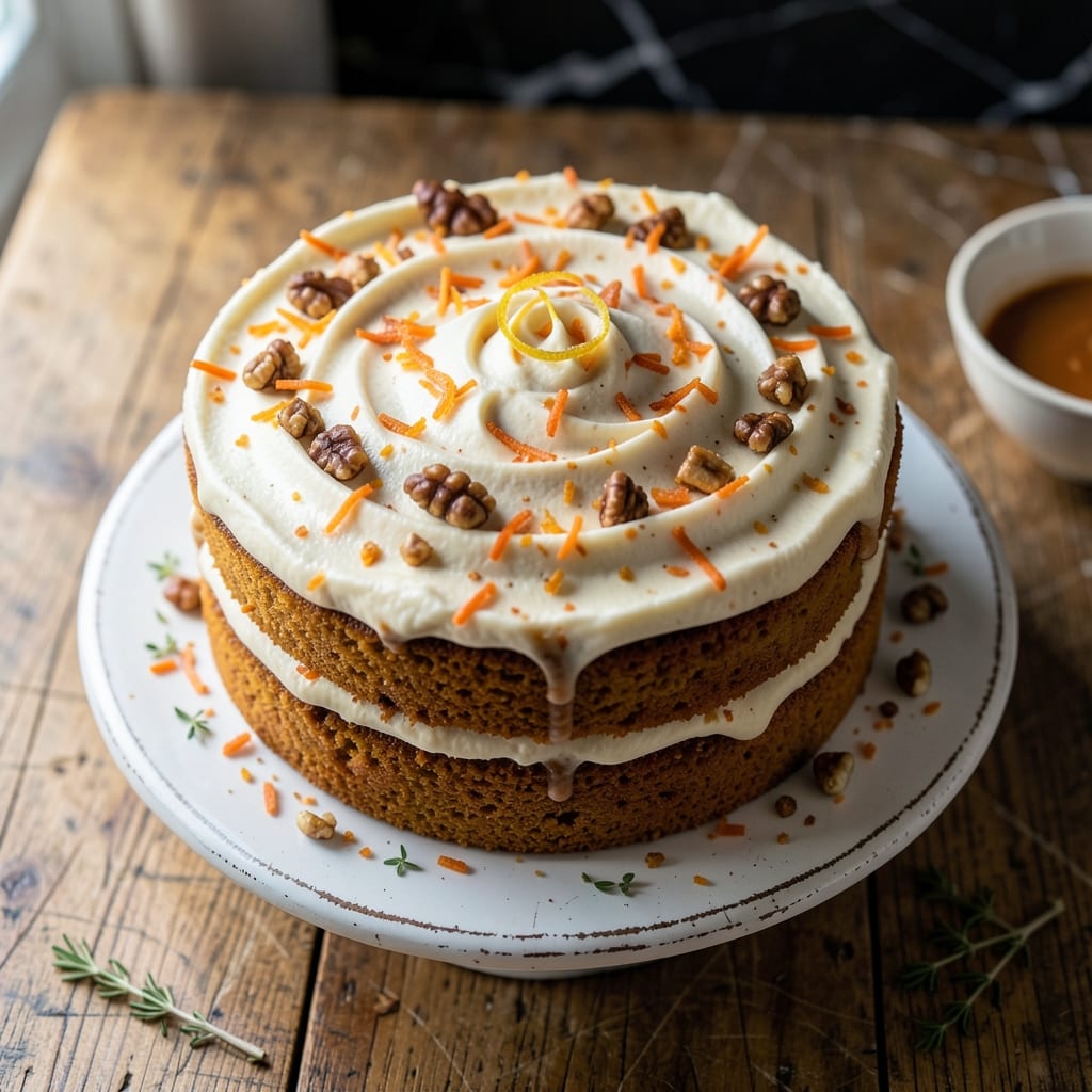 Truluck's Carrot Cake Recipe: Spiced Pecan Cream Cheese Frosting