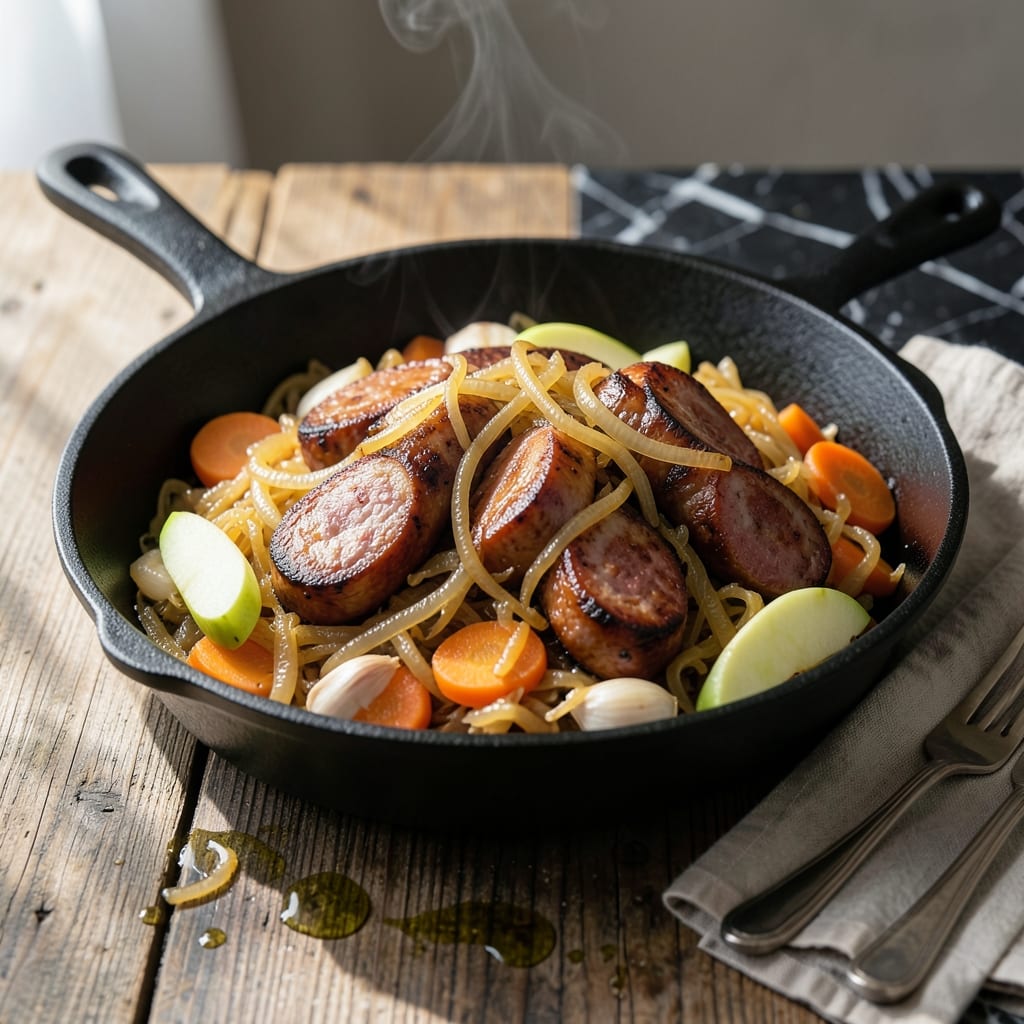 Instant Pot Recipe for Kielbasa and Sauerkraut: Tangy One-Pot Heartiness