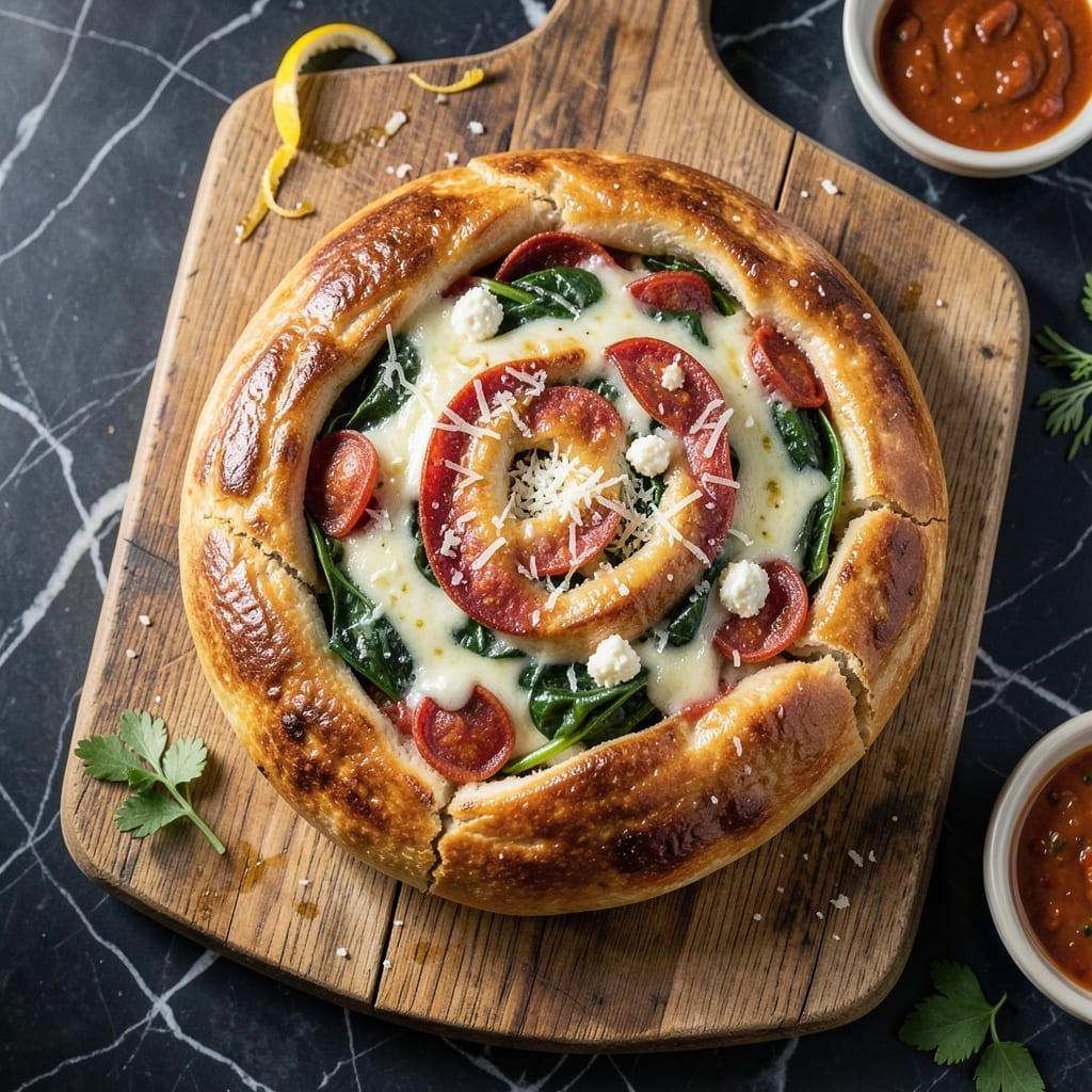 Homemade Stromboli Recipe With Pizza Dough: Cheesy Filling in Golden Crust