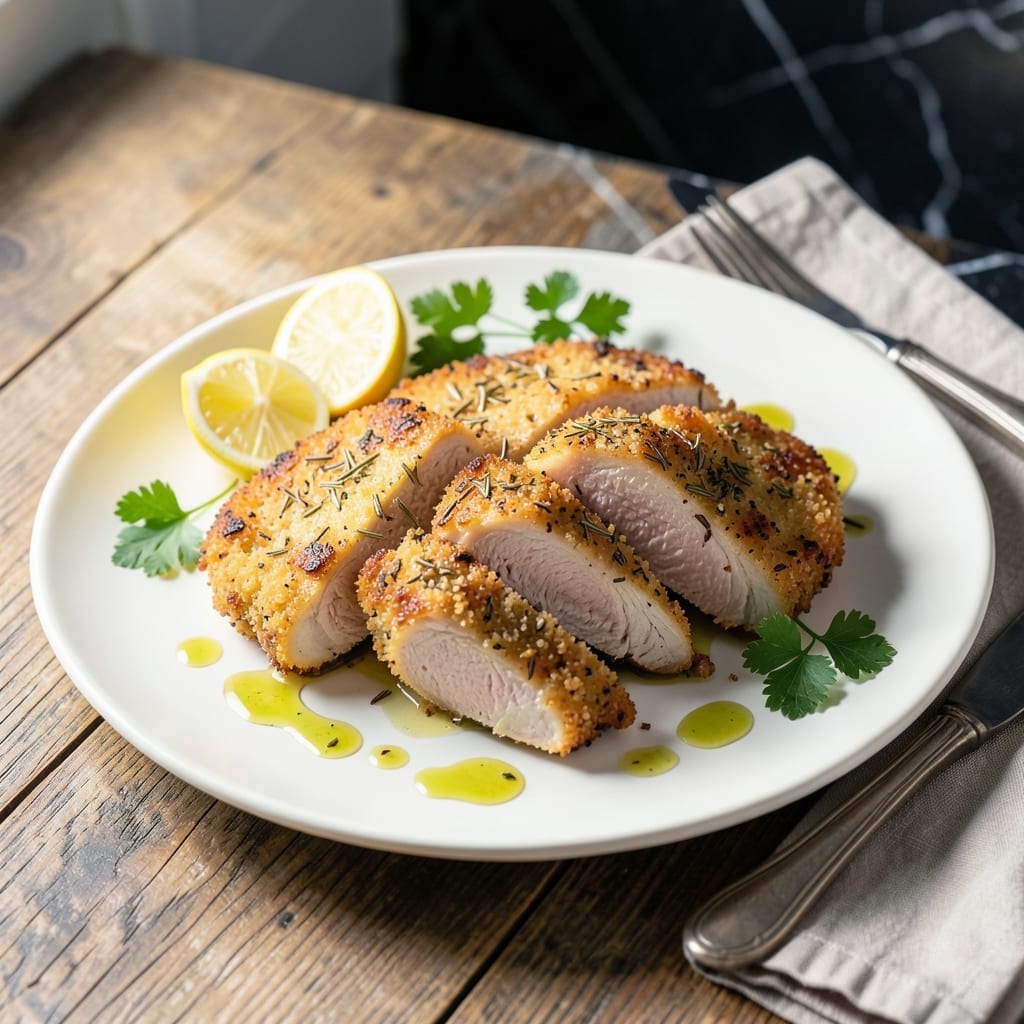 Healthy Recipe for Turkey Cutlets: Lean Protein With Herbed Crispiness