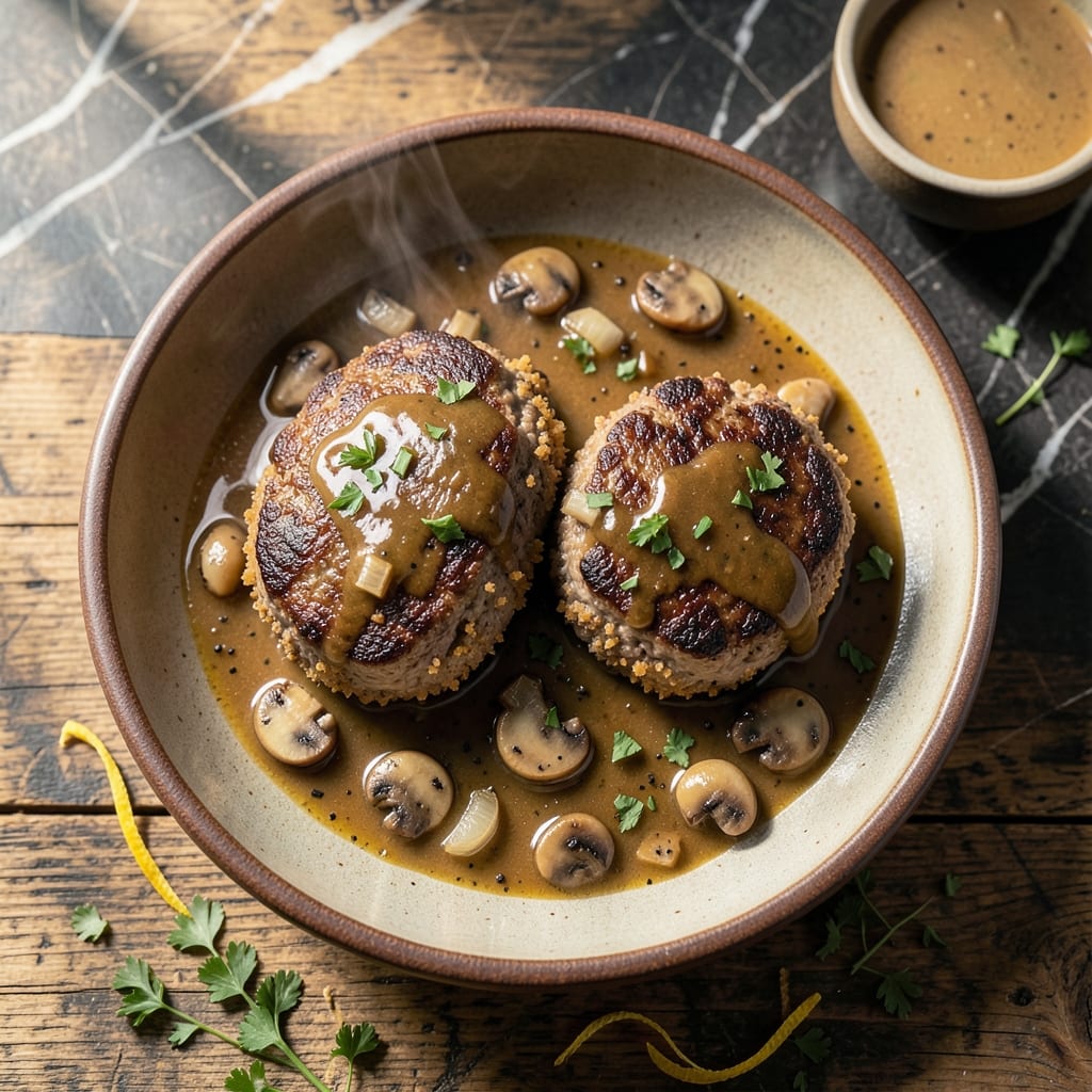 Salisbury Steak Recipe Chef John: Savory Beef Patties With Rich Mushroom Gravy