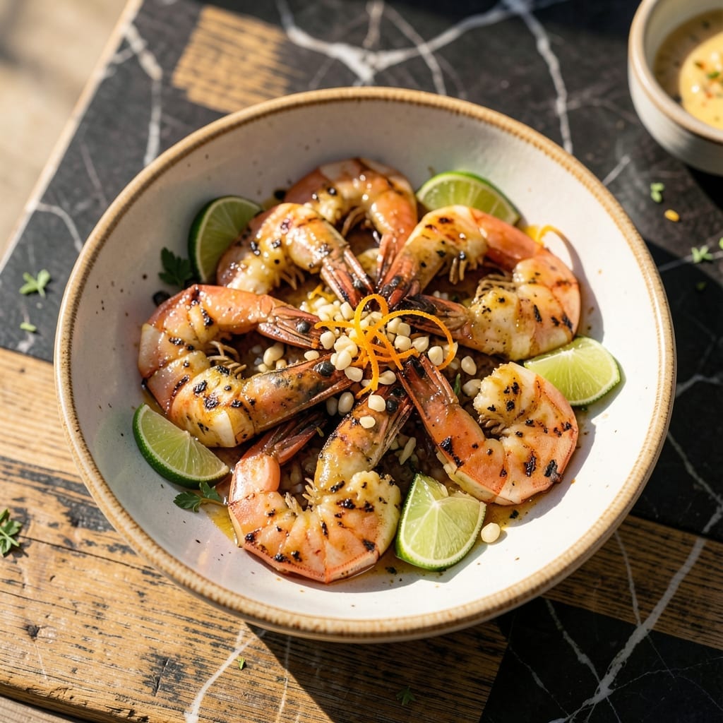 Grilled Tequila Lime Shrimp Recipe: Zesty Char with Citrus Pop