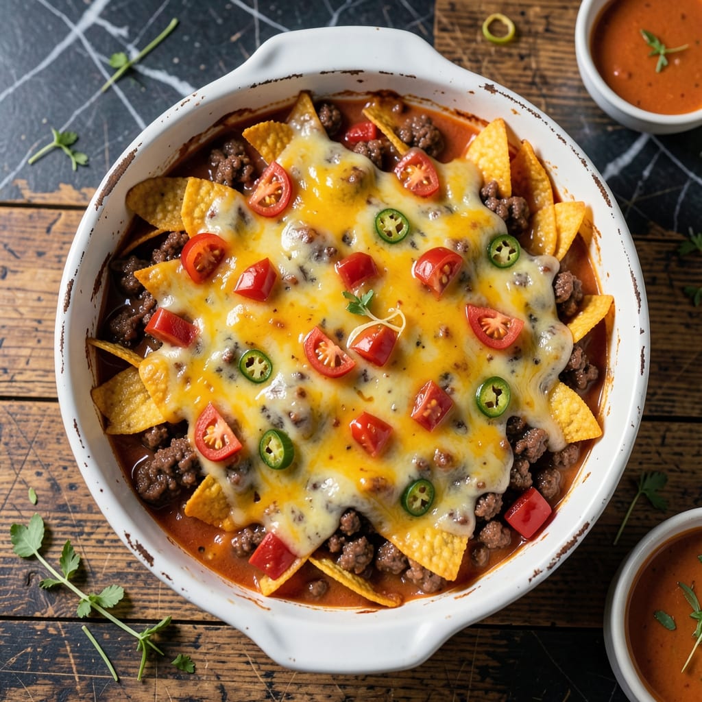 Frito Casserole Recipe With Ground Beef: Cheesy Layers With Tex-Mex Flair Frito Casserole Recipe With Ground Beef: Cheesy Layers With Tex-Mex Flair
