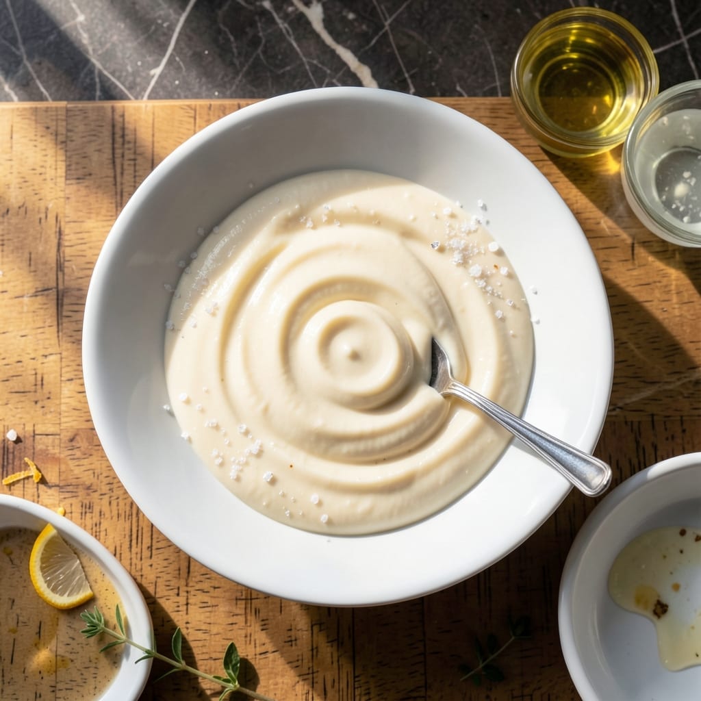 Homemade Mayonnaise Recipe Without Mustard: Egg Yolk Emulsion Perfection