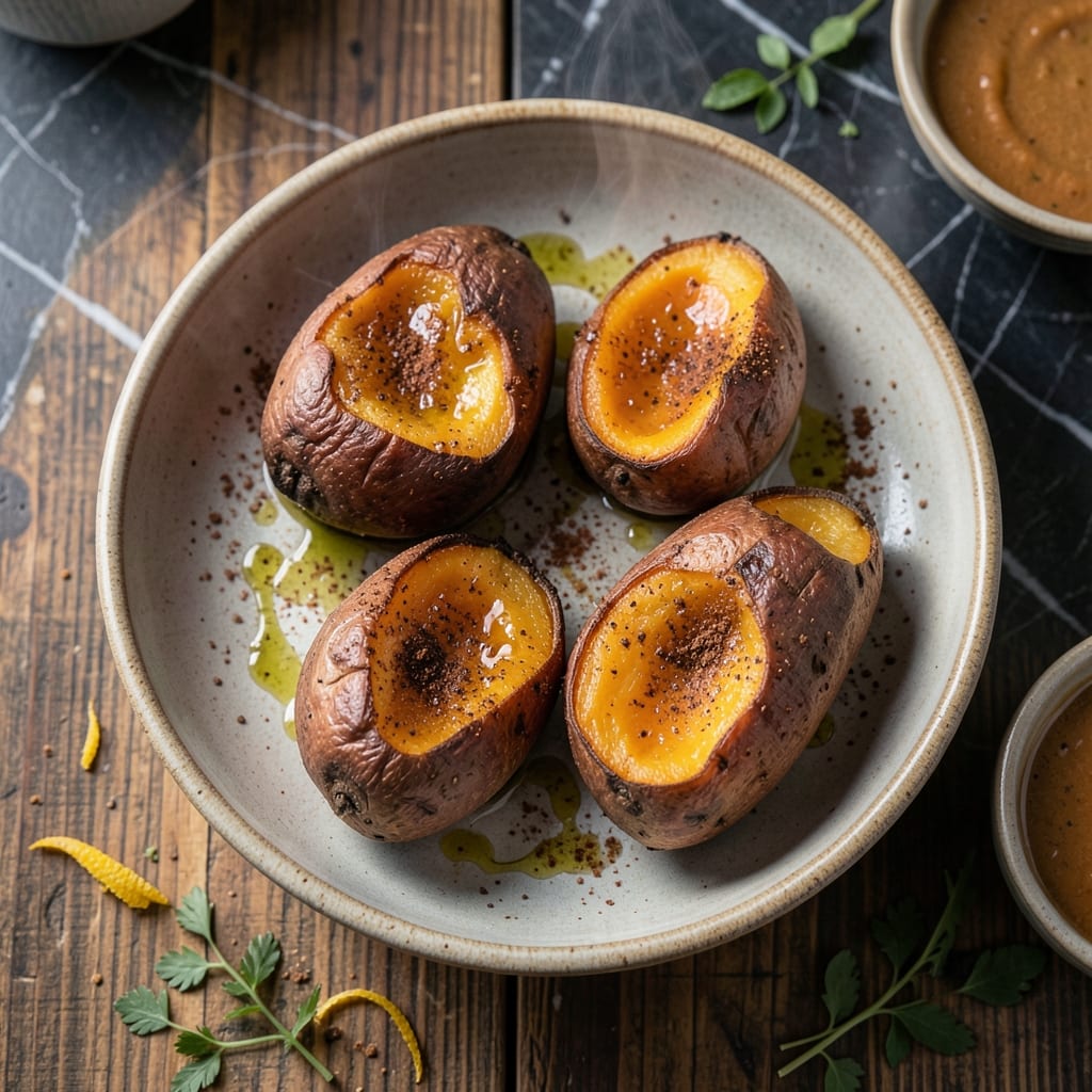 Longhorn Baked Sweet Potato Recipe: Smoky Cinnamon-Spiced Indulgence