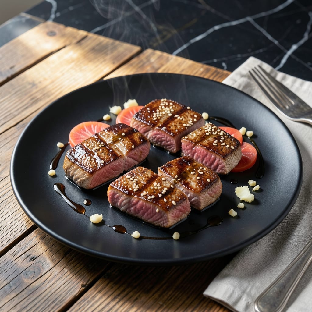 Frozen Ahi Tuna Steak Recipe: Seared Rare Center With Sesame Crust