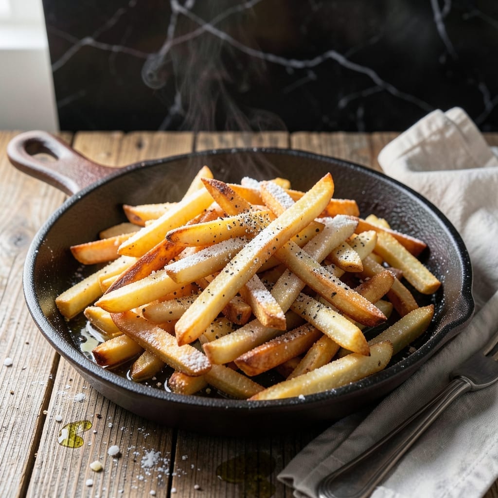 French Fries Recipe With Flour: Extra Crispy Homemade Batch