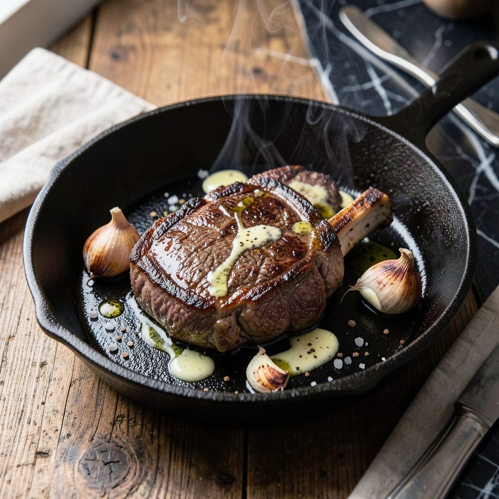 Porterhouse Steak Recipe Cast Iron: Seared Crust and Juicy Interior