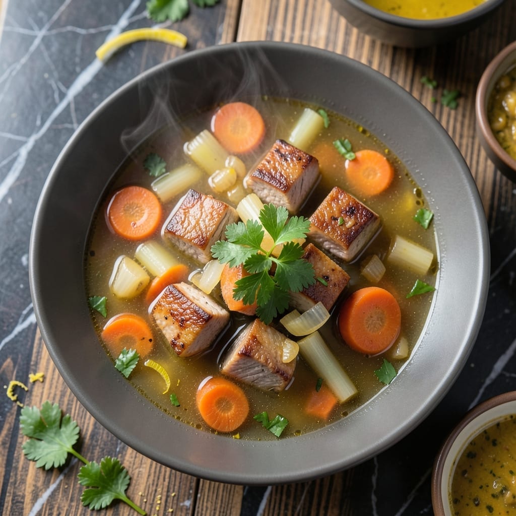 Pork Tenderloin Soup Recipe: Hearty Broth With Melt-in-Your-Mouth Bites