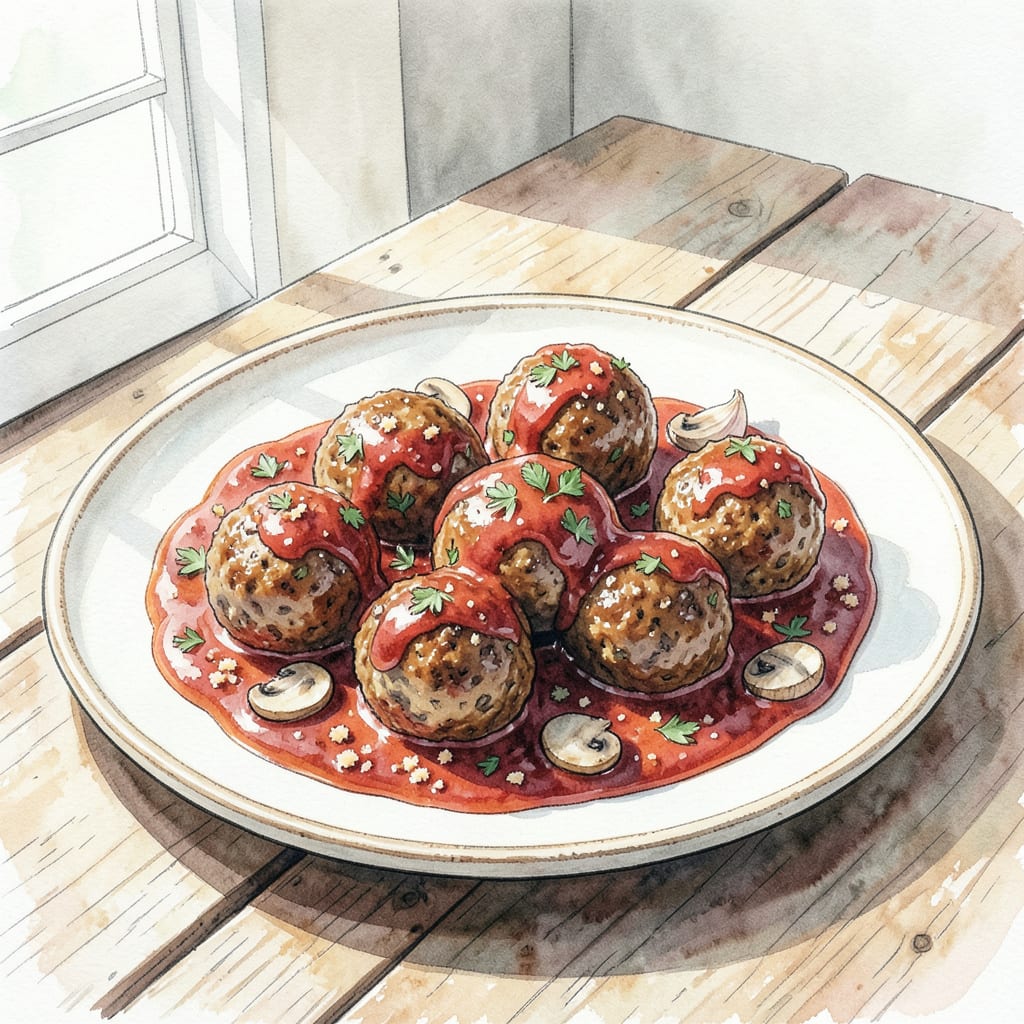 Comprehensive Eggless Meatballs Recipe: Tender and Juicy Meatballs Every Time visual reference