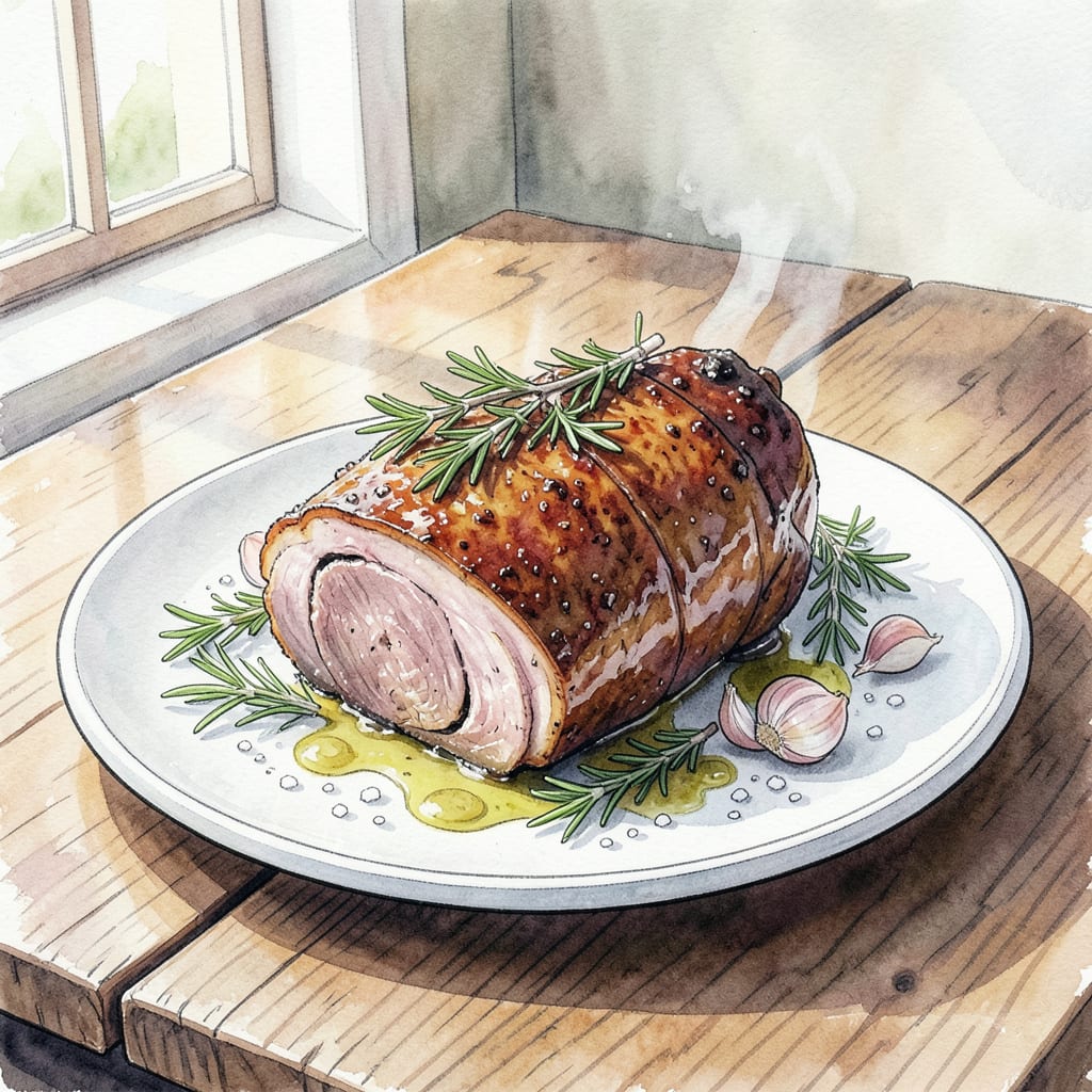 Elk Roast Recipe: Tender and Flavorful Game Meat Masterpiece illustration with key details