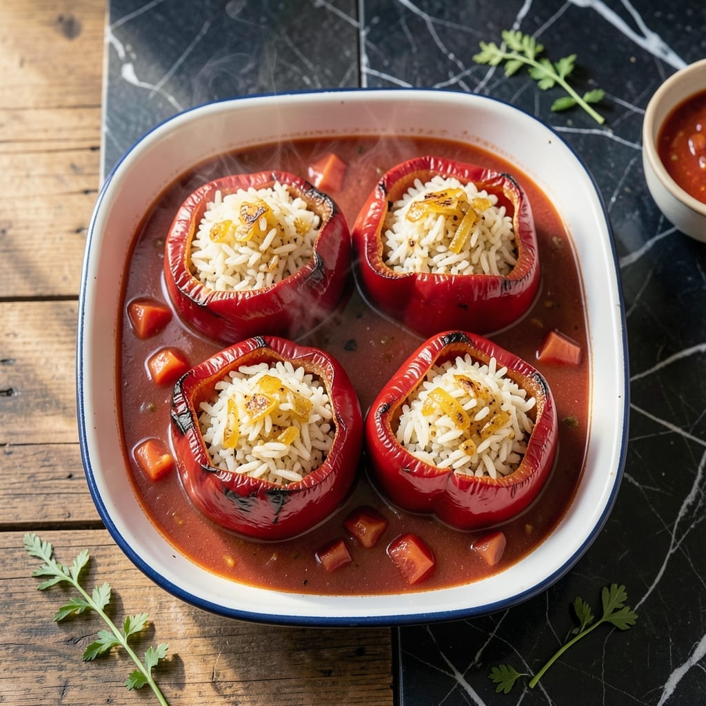 Old Fashioned Stuffed Bell Peppers Recipe With Tomato Soup: Classic Comfort With a Saucy Twist